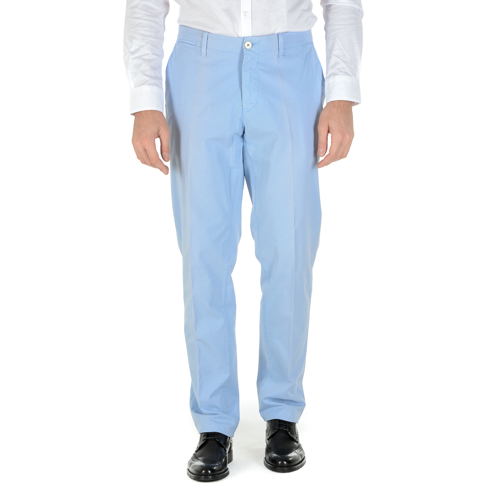 Corneliani Pantaloni Uomo Azzurro