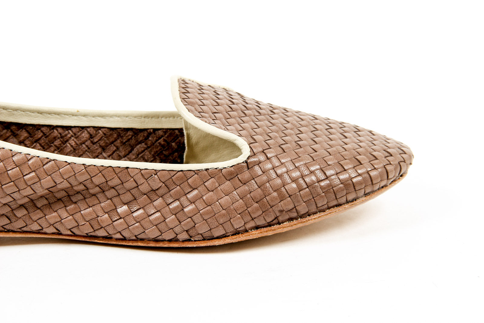 Dragon Diffusion Ballerina da donna pantofola marrone formica bianca