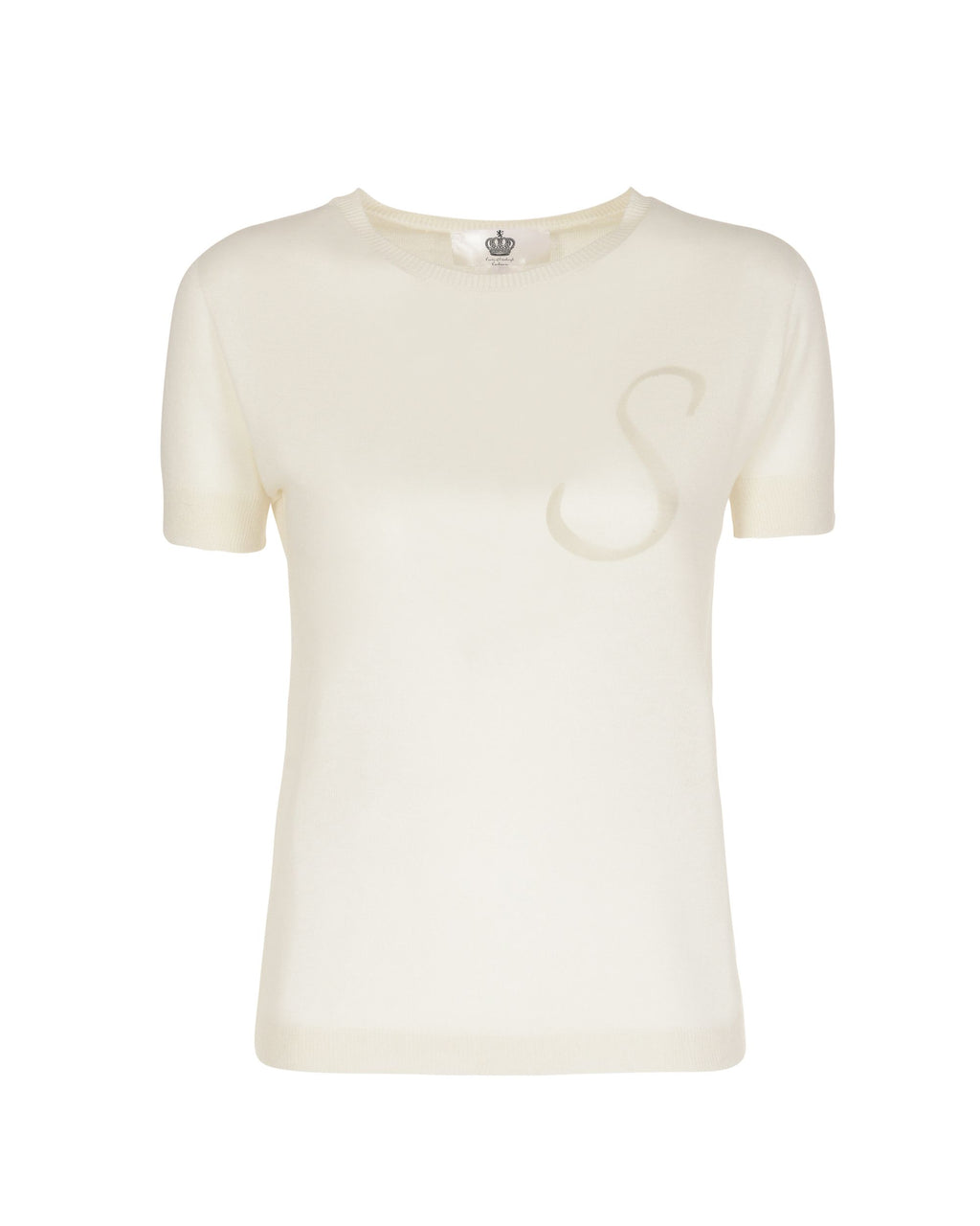Dee Ocleppo Short Sleeve ART 003 IVORY LETTER S