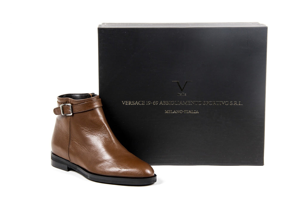 Stivaletto Donna V 1969 Italia B1965 VITELLO BOTTOLATO CUOIO