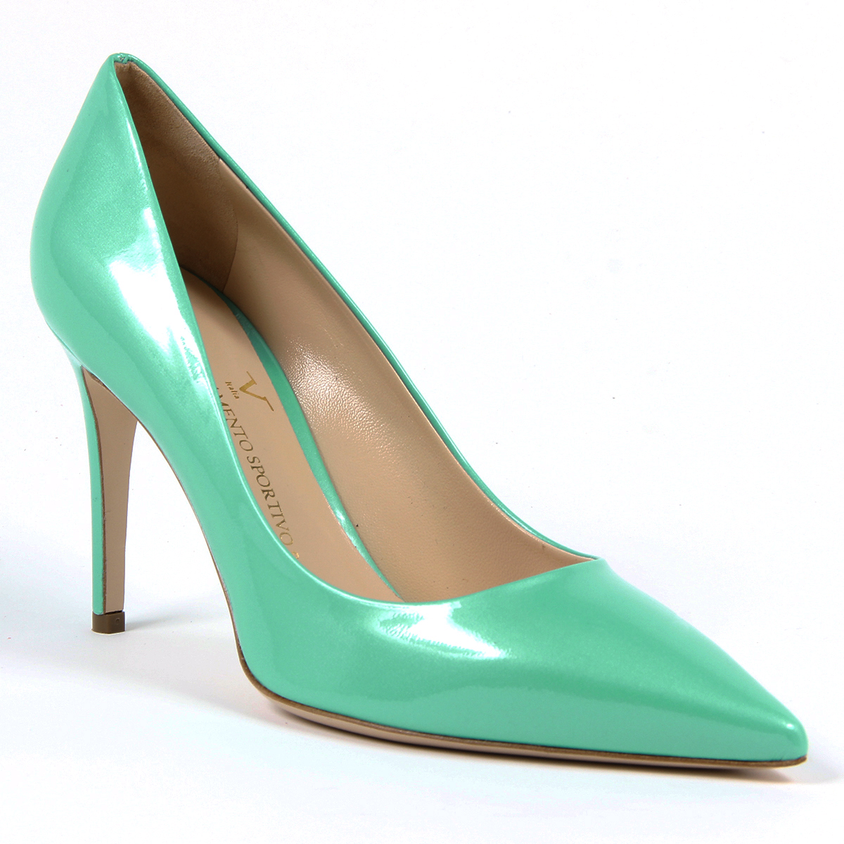 V 1969 Italia Womens Pump Green MINA