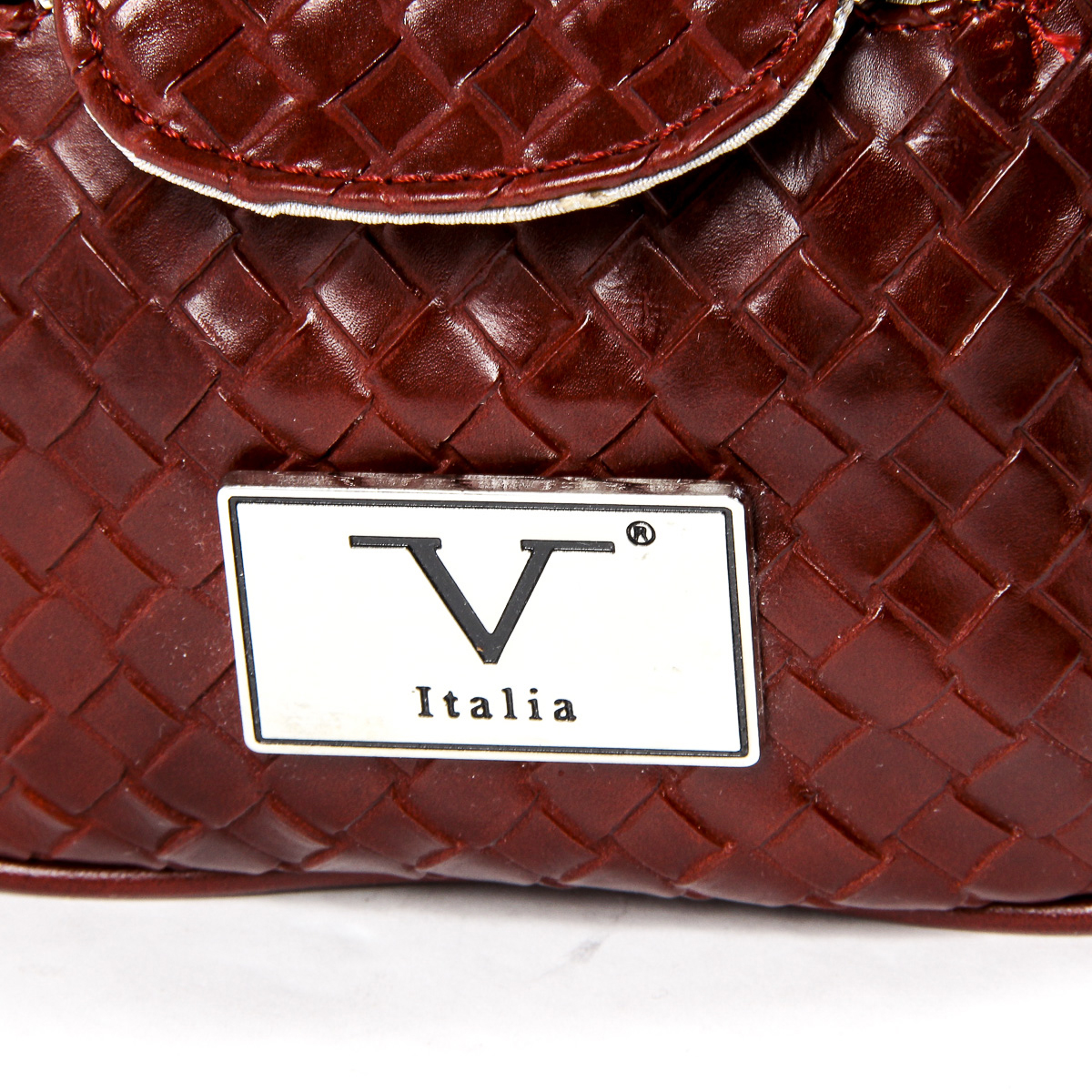 V 1969 Italia Borsa da uomo rosso scuro DERREN