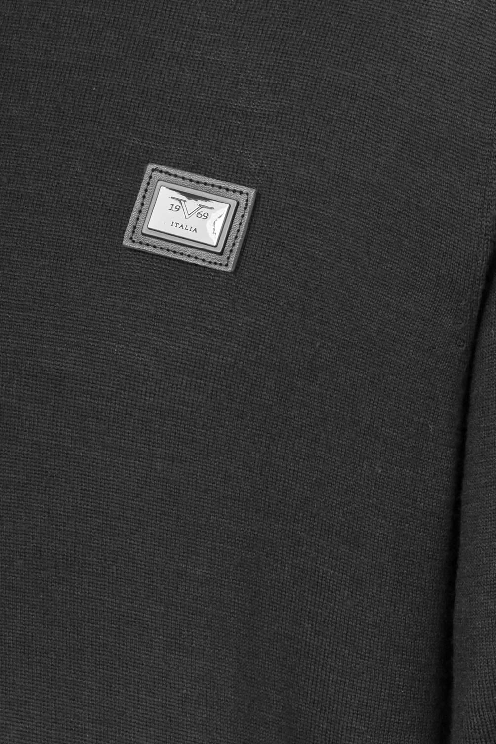19V69 Italia Maglione Uomo Nero MATTHIAS BLACK