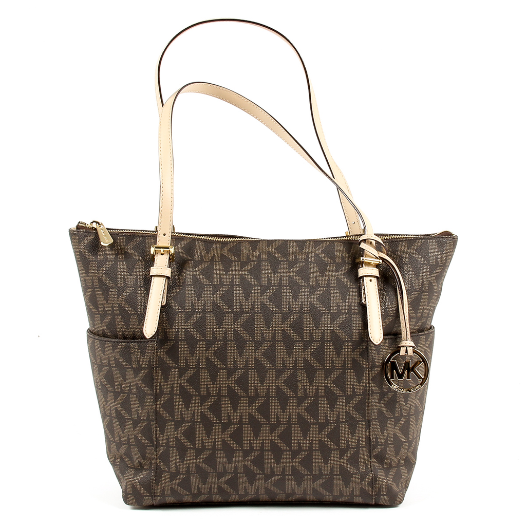 Borsa a mano da donna Michael Kors JET SET ARTICOLO 35T2GTTT8B MARRONE
