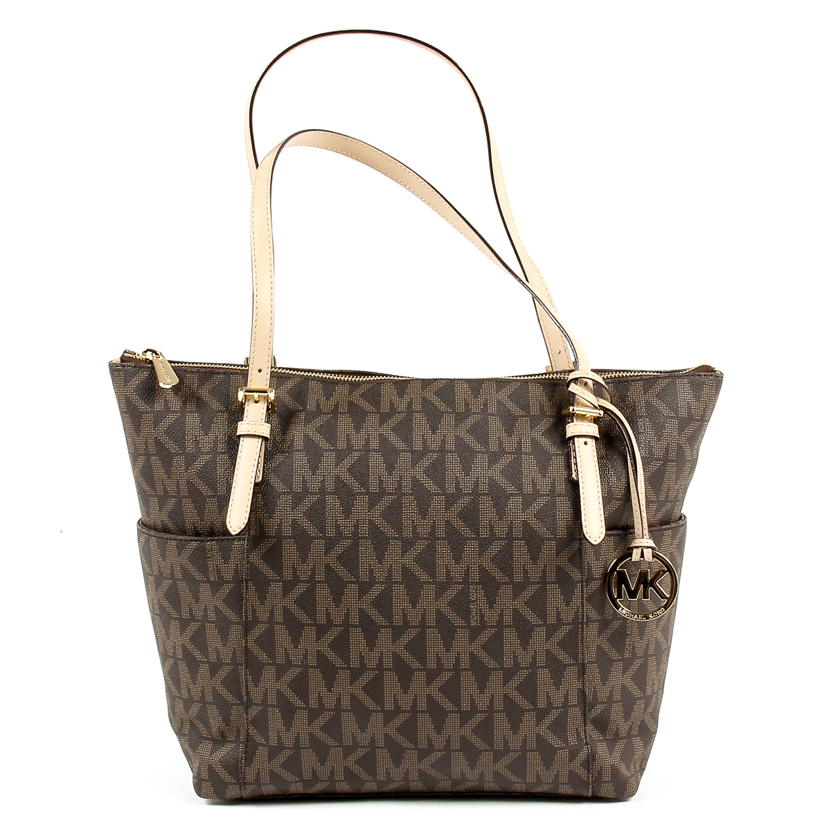 Borsa a mano da donna Michael Kors JET SET ARTICOLO 35T2GTTT8B MARRONE