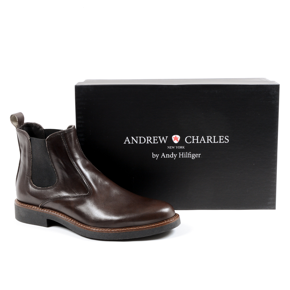 Stivaletti da uomo Andrew Charles marroni CHUCK