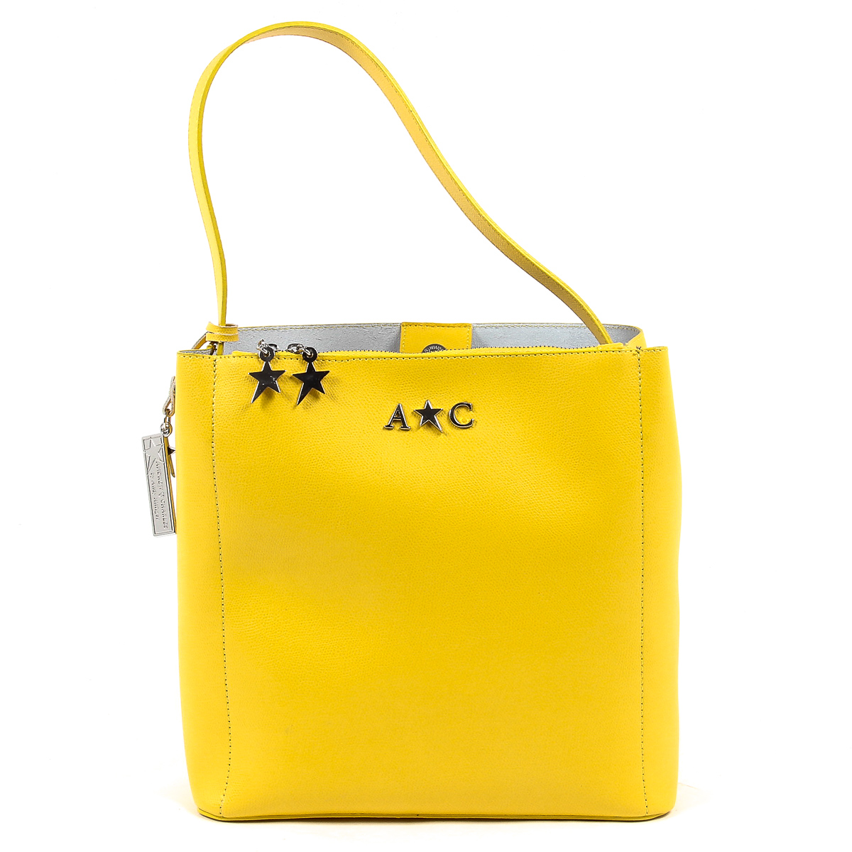 Borsa a mano da donna Andrew Charles gialla KYLA