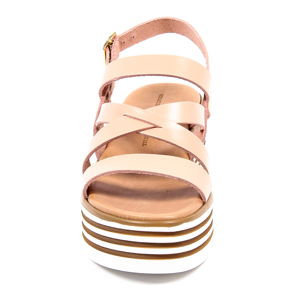 Sandalo flatform da donna V 1969 Italia