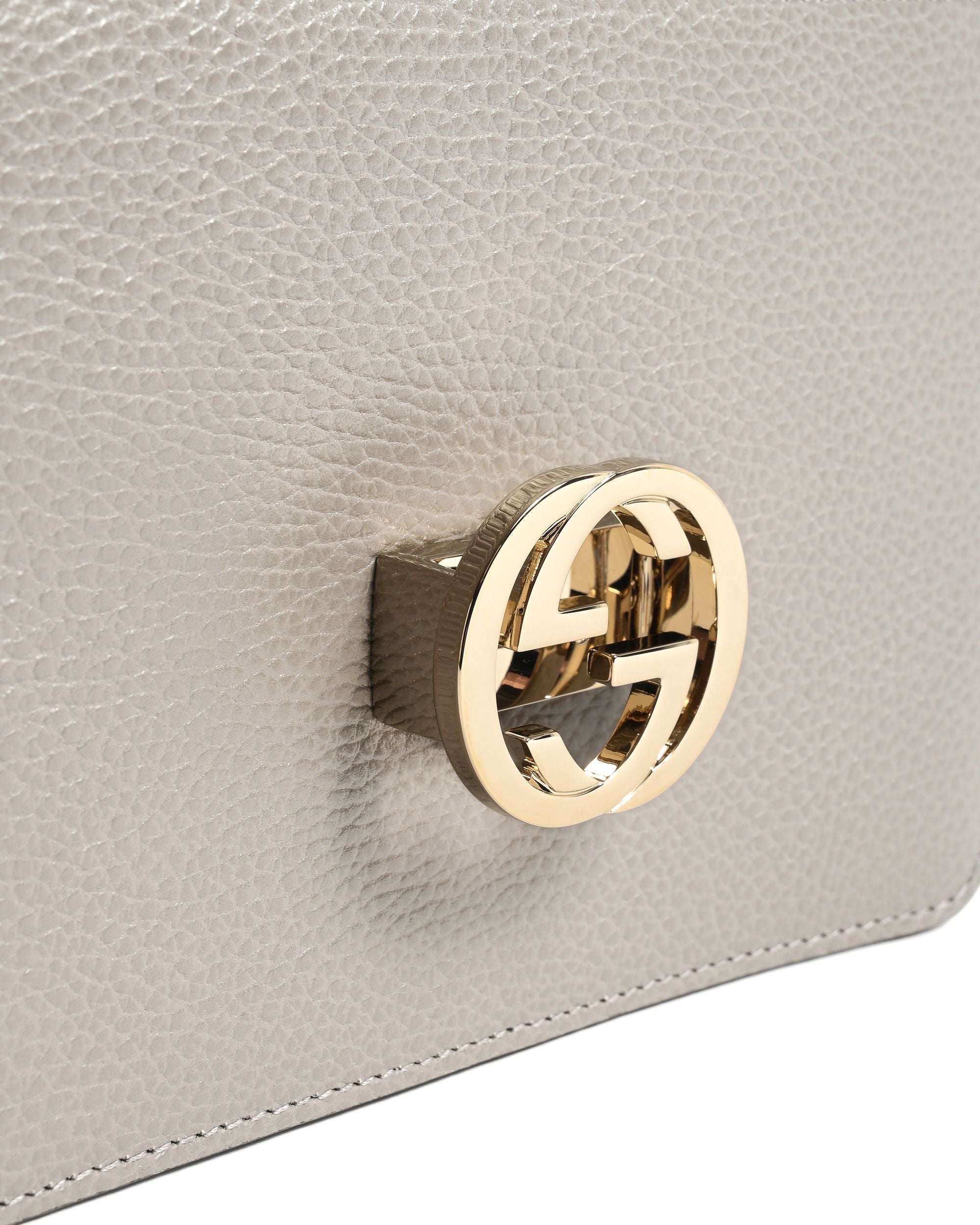 Borsa Gucci Interlocking in pelle con catena 510304 CAO0G 1226