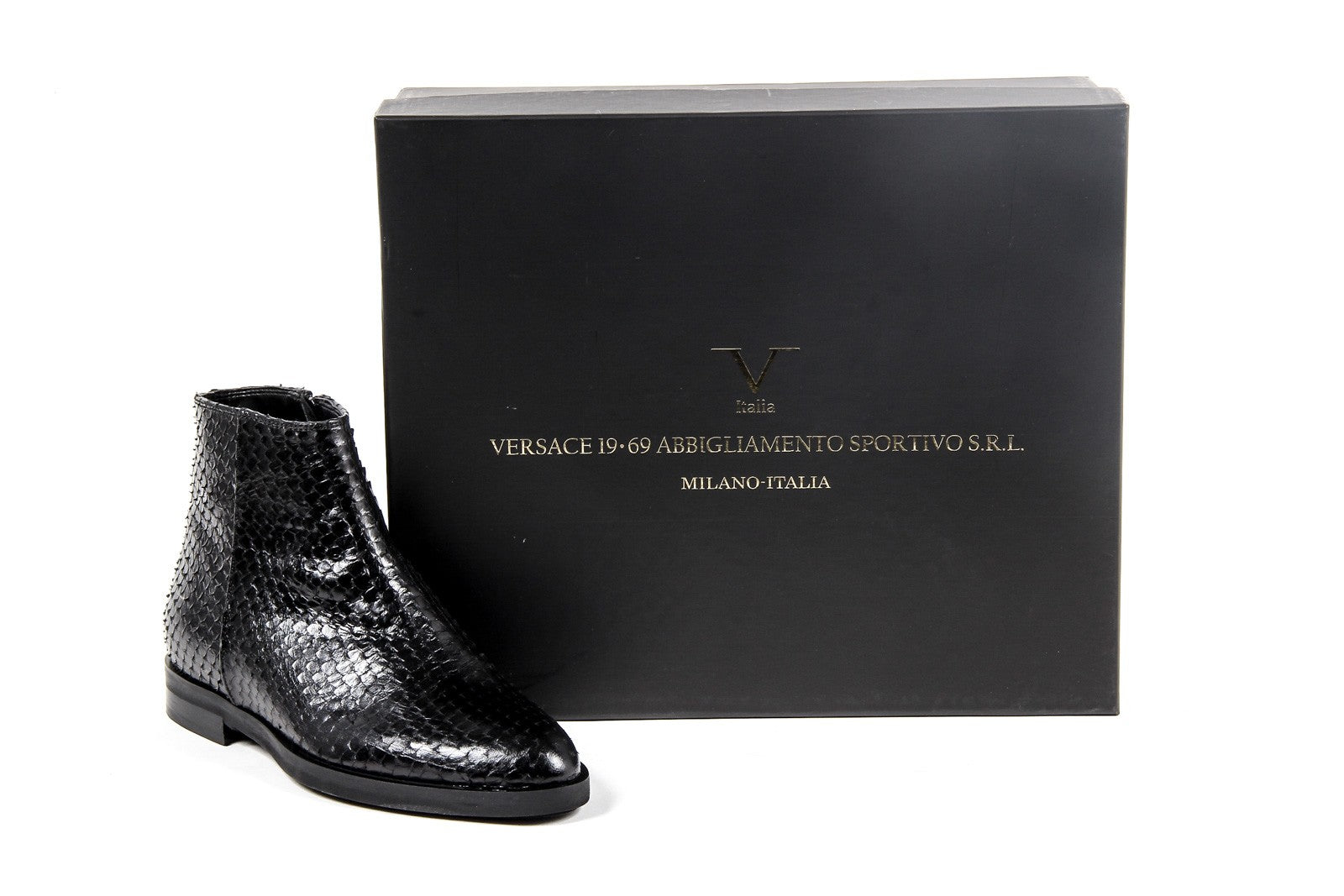 V 1969 Italia Womens Ankle Boot B1993 VIPER NERO