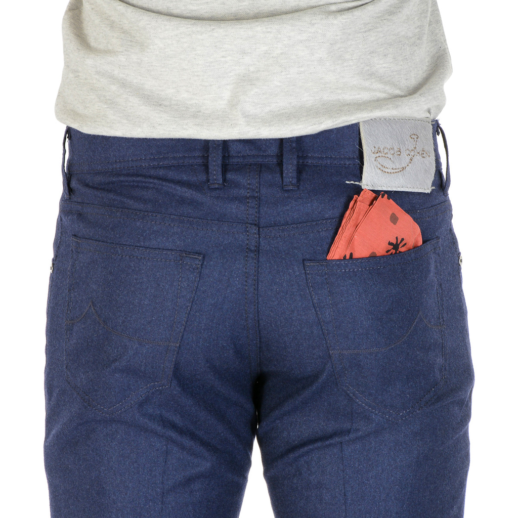 Pantaloni da uomo Jacob Cohen J620 blu