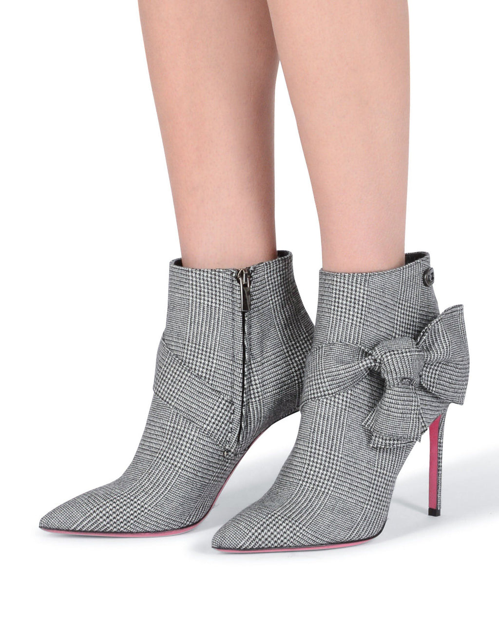 Stivaletto con fiocco laterale