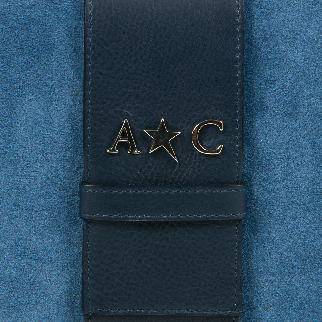 Borsa a mano da donna Andrew Charles Blu CORY