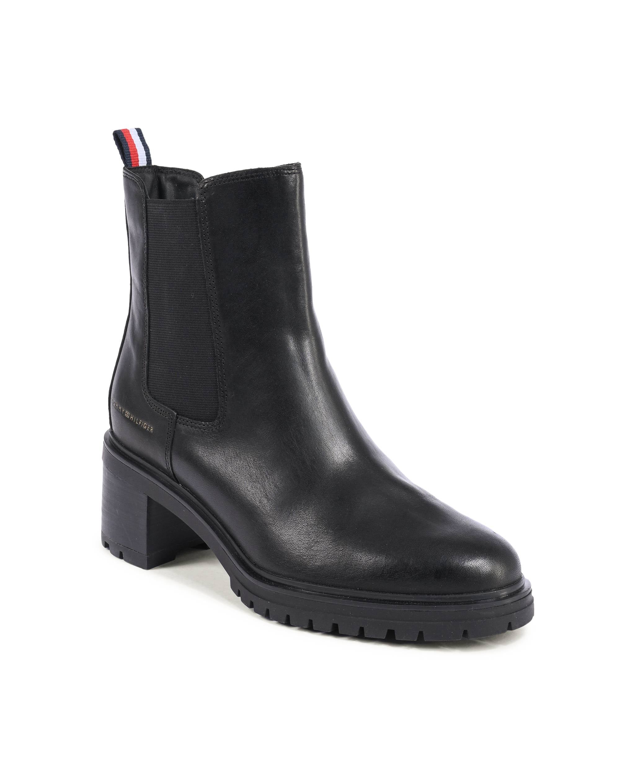 Tommy Hilfiger Stivali da donna NERO FW0FW06737BDS