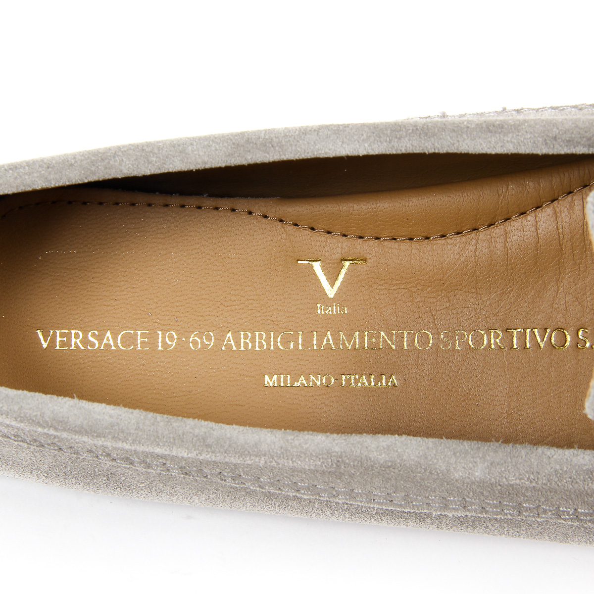 V 1969 Italia Mocassino da donna grigio AMALFI