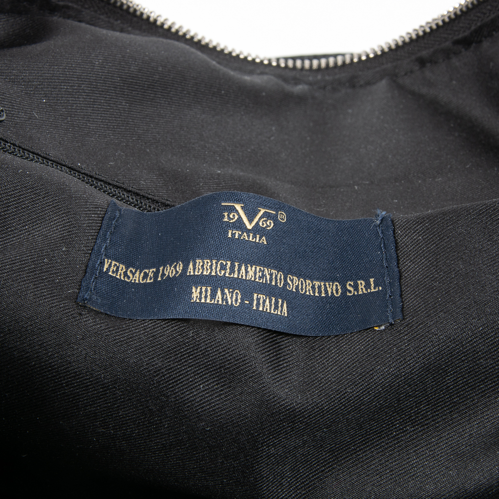 V 1969 Italia Borsa sportiva da uomo nera DESMOND