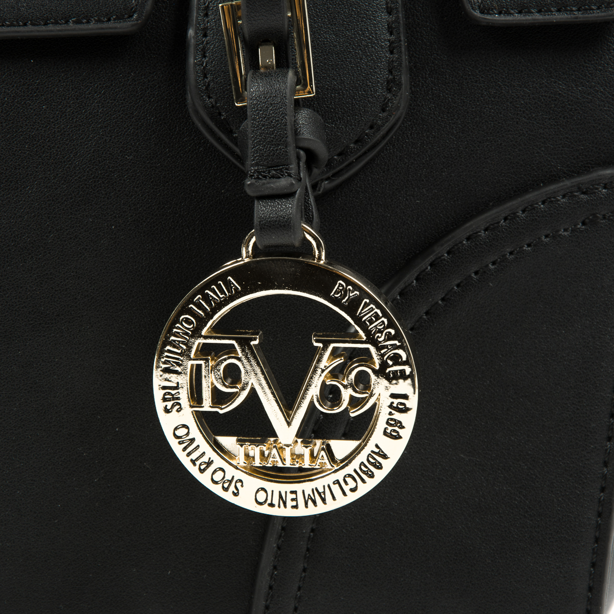 V 1969 Italia Borsa da donna nera SALLY