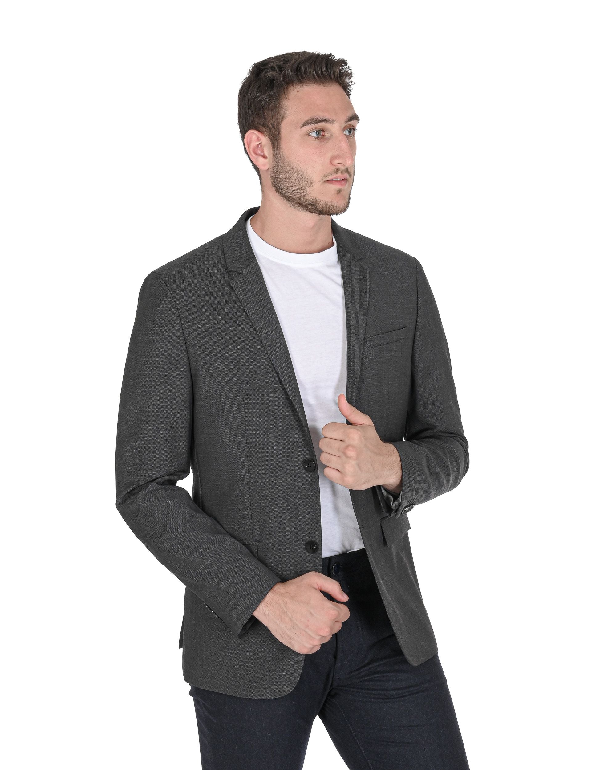 Calvin Klein Blazer da uomo grigio K1IK101985038