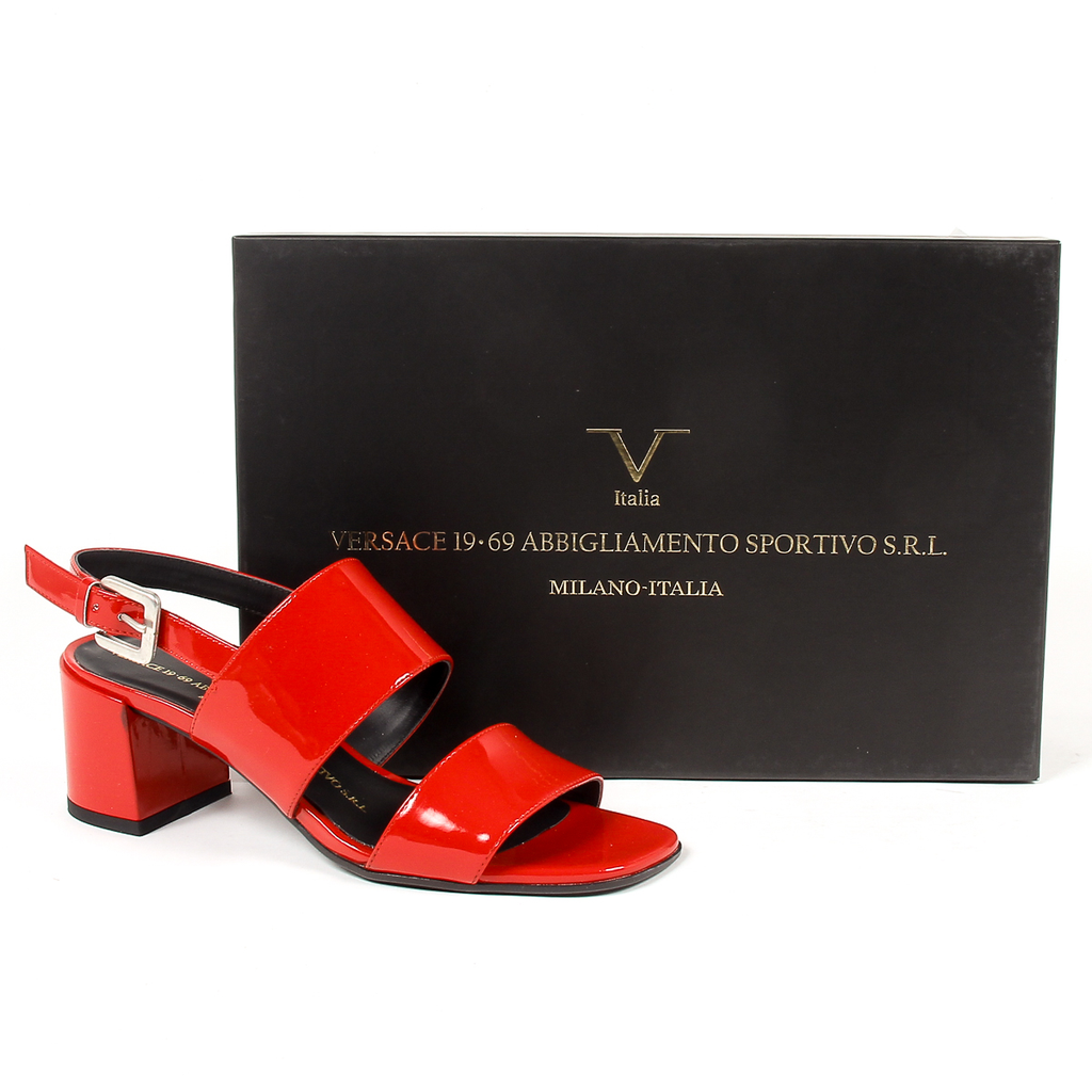 V 1969 Italia Sandalo Donna Rosso SALMA