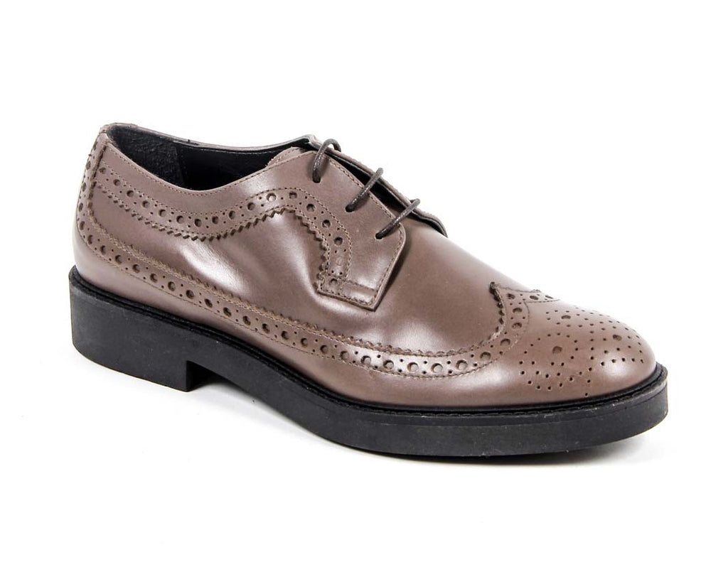 V 1969 Italia Womens Brogue Shoe B1670 VITELLO TAUPE
