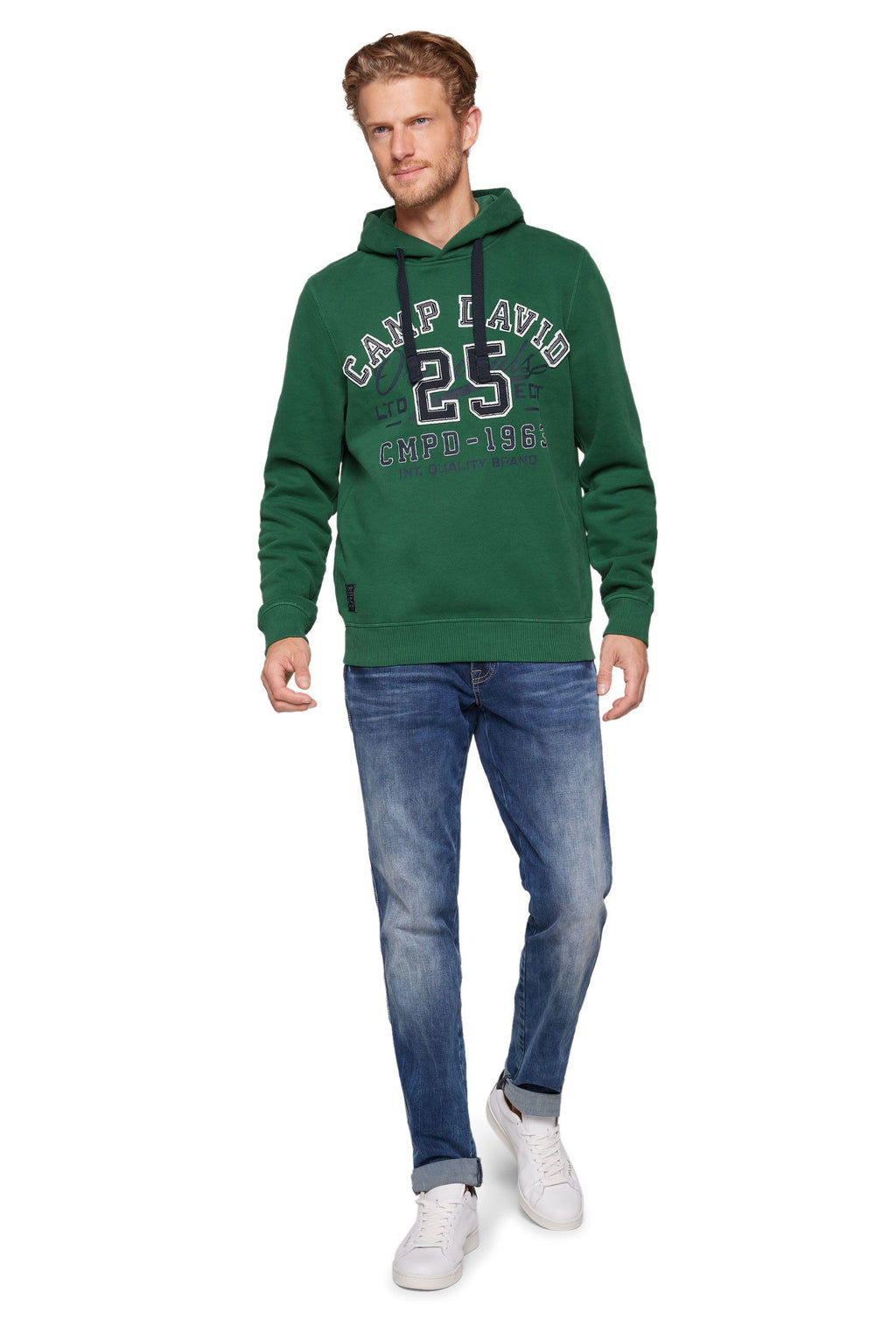 Felpa con cappuccio da uomo Camp David