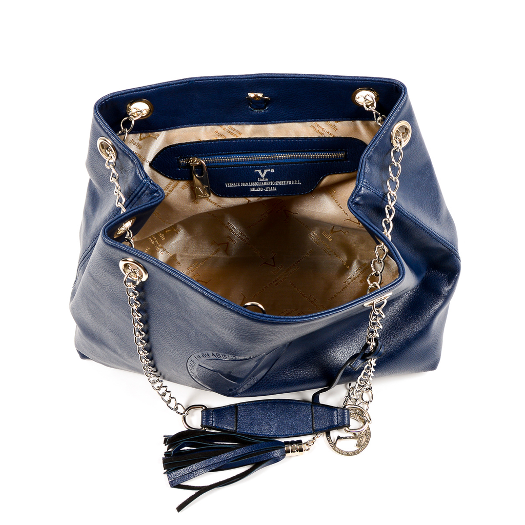 V 1969 Italia Borsa da donna blu scuro MARION