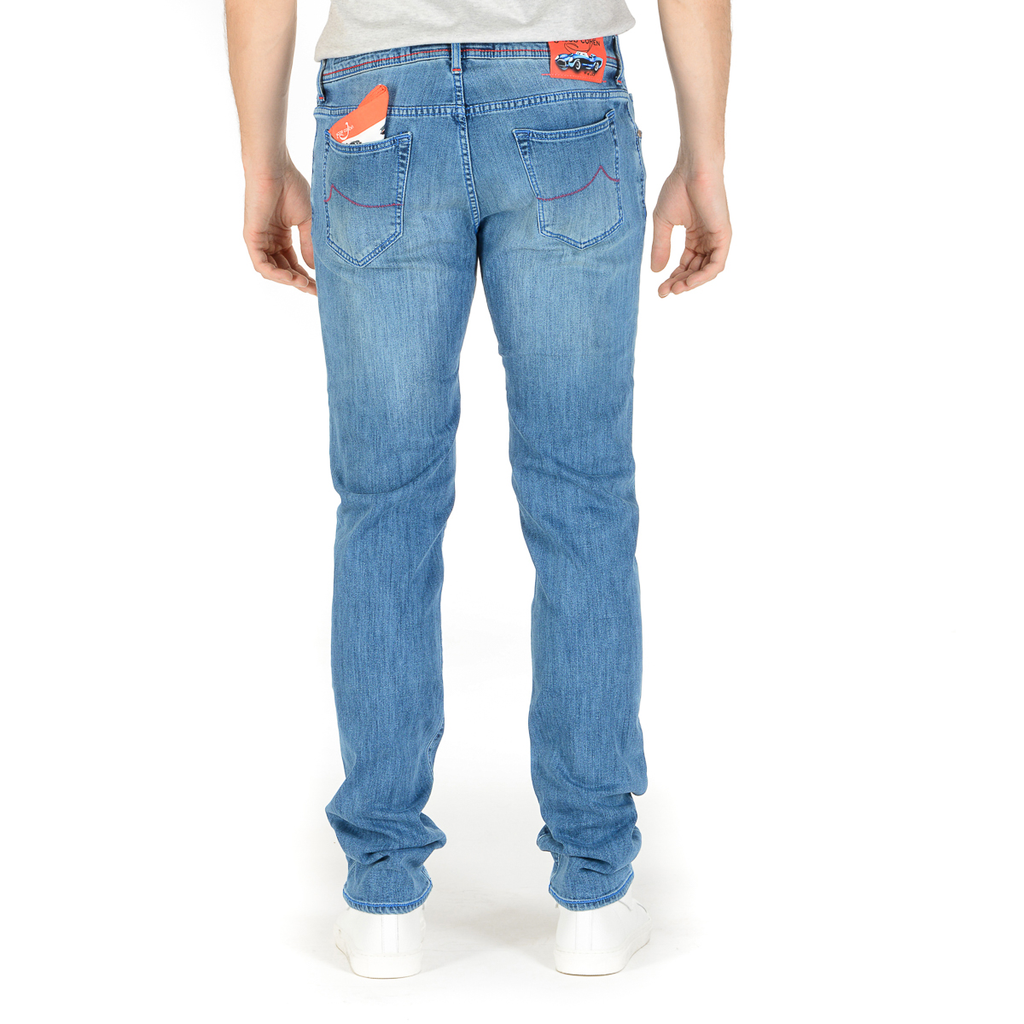 Jeans da uomo Jacob Cohen J688 azzurro