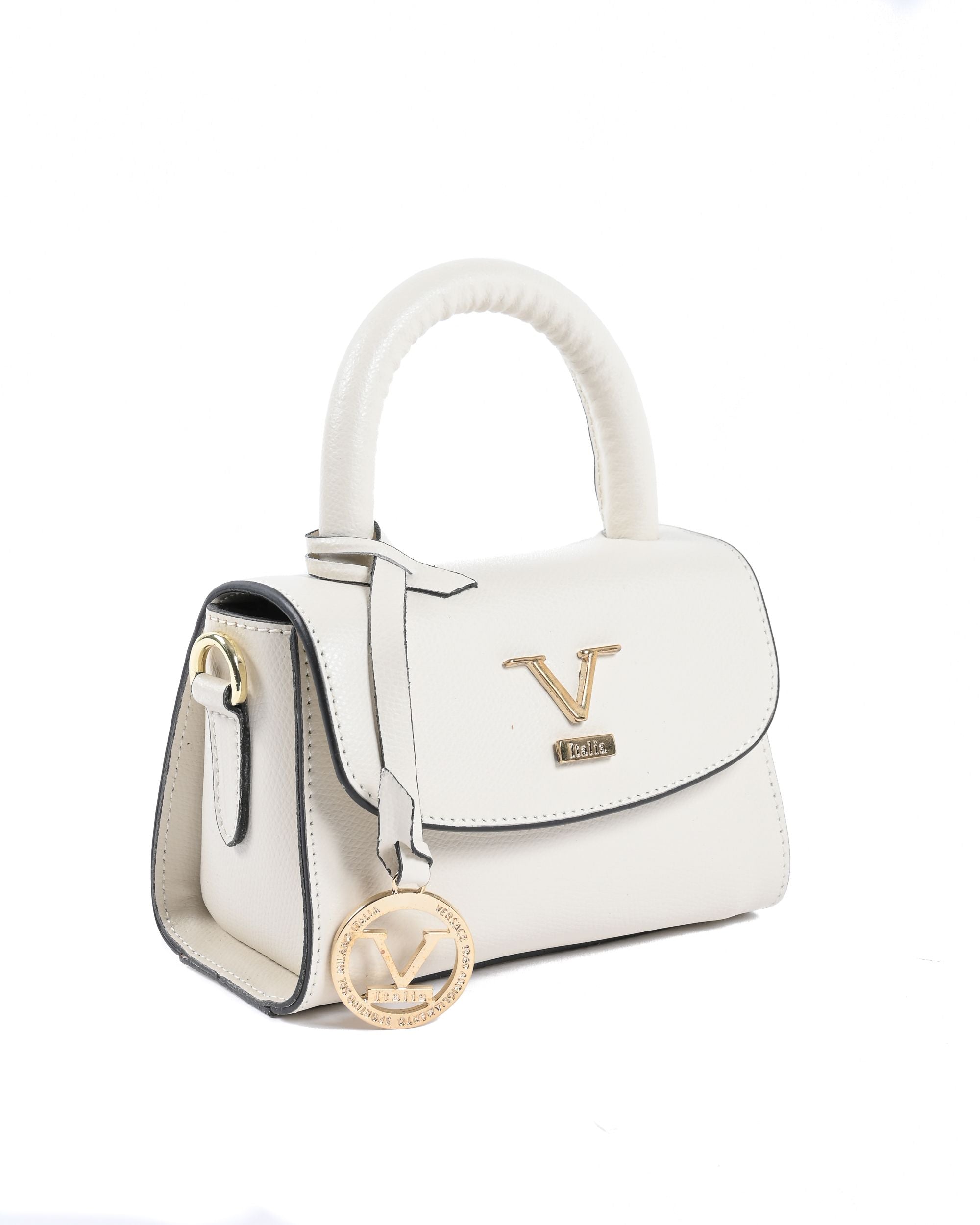 Mini borsa da donna V Italia Crema GAR10V-S PALMELLATO PANNA