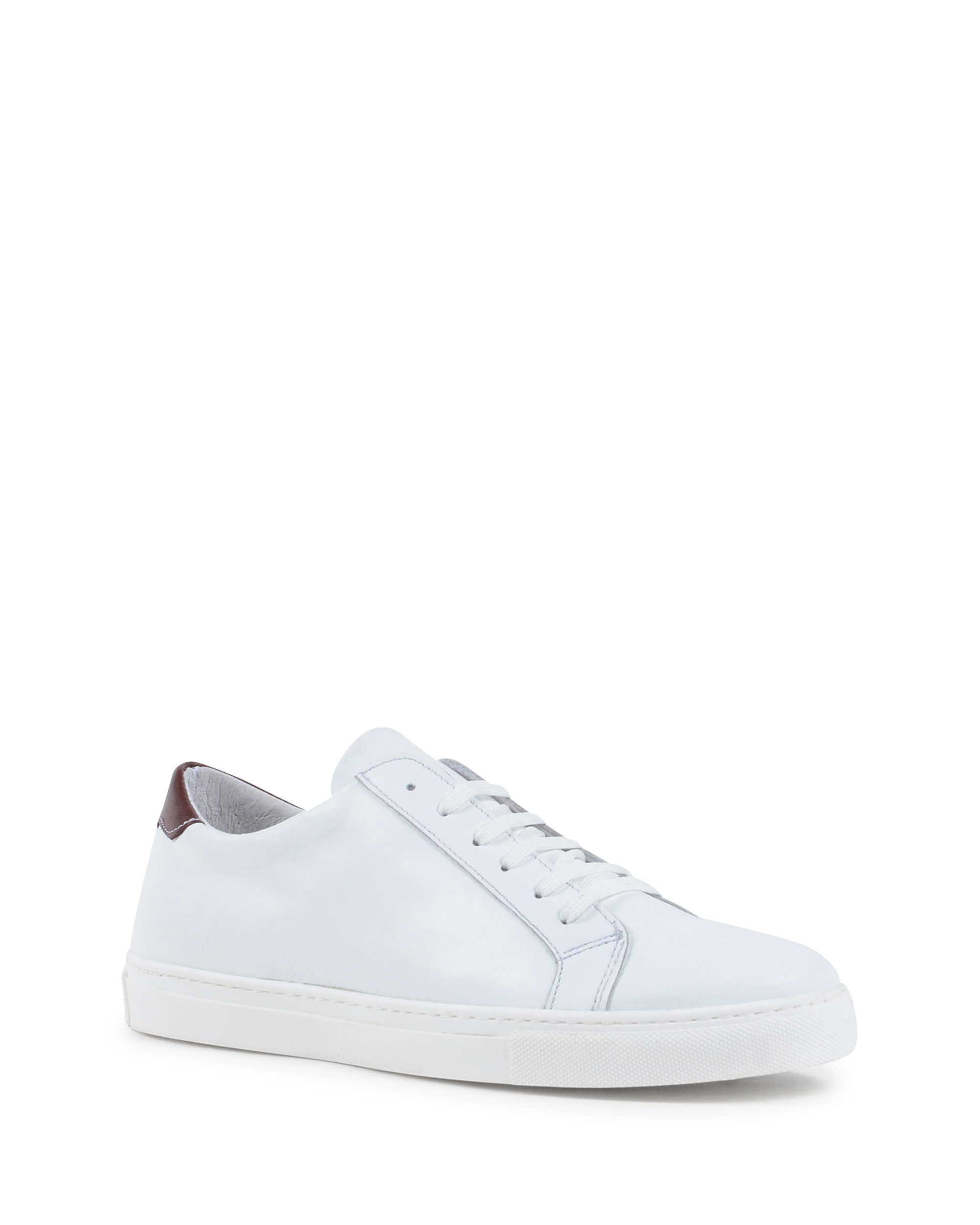 Sneaker Uomo 19V69 Italia Bianco Bordeaux 035 VITELLO BIANCO BORDEAUX
