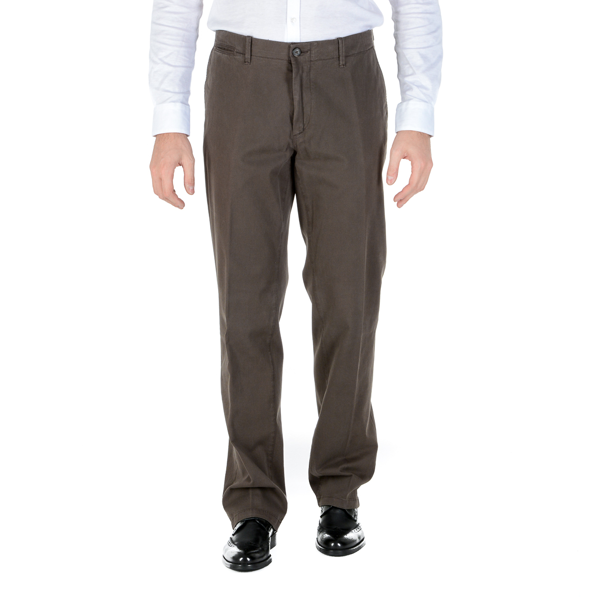 Corneliani Pantaloni Uomo Marrone