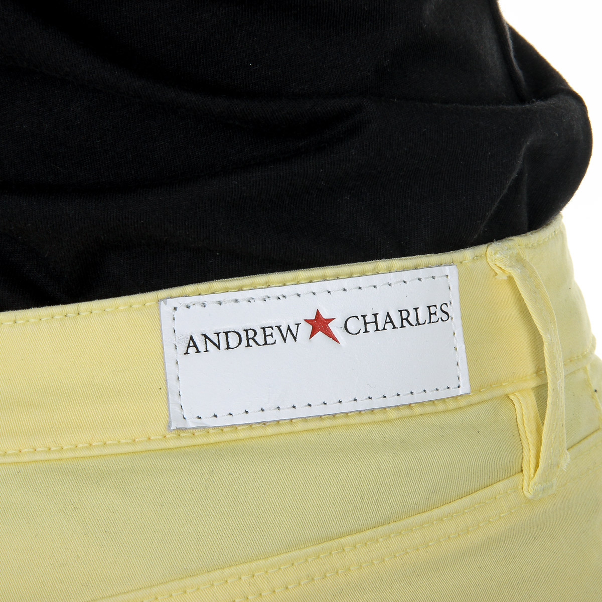 Pantaloni da donna Andrew Charles gialli CLAIRE