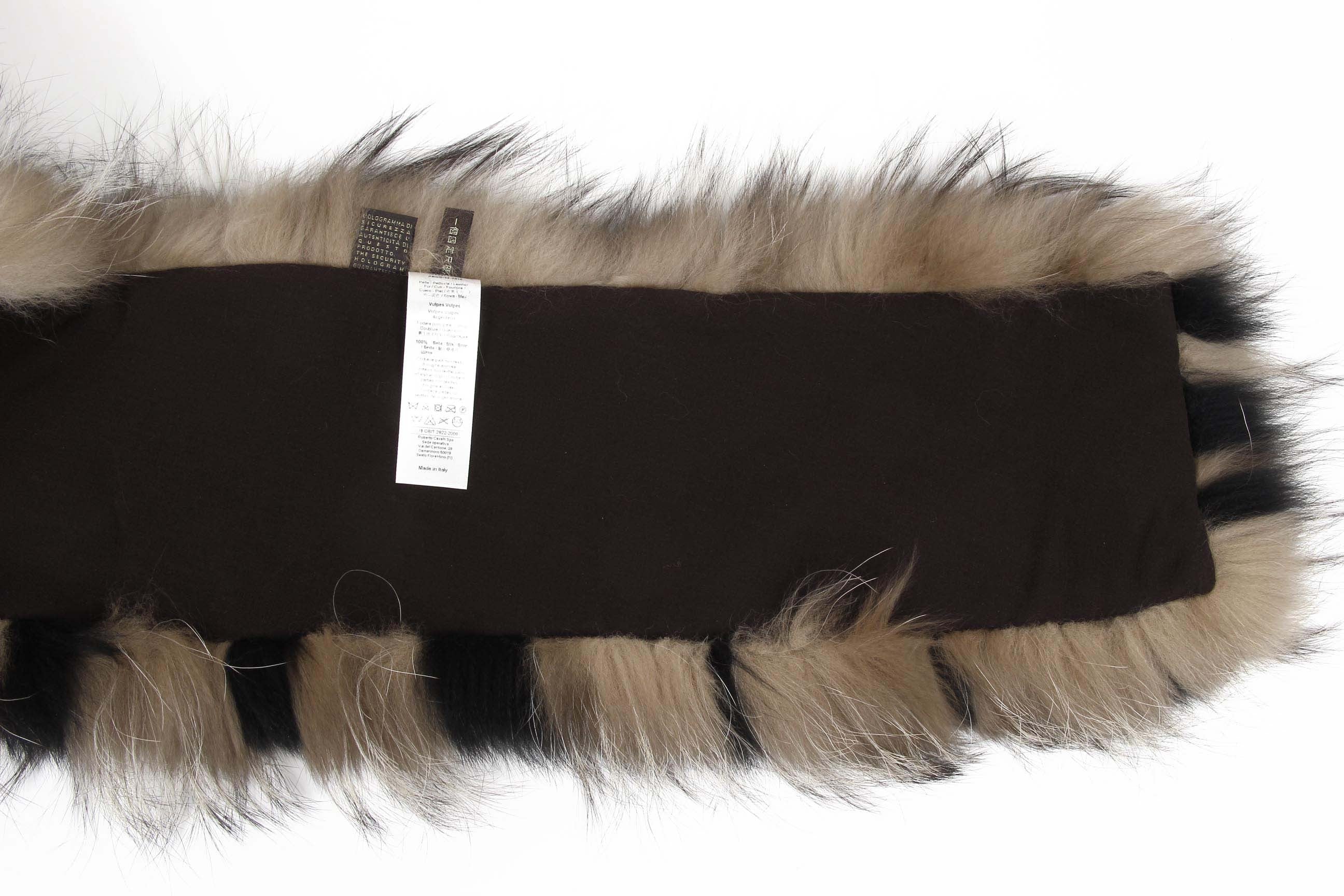 Roberto Cavalli Scialle di pelliccia da donna YPF621 QF016 D0052