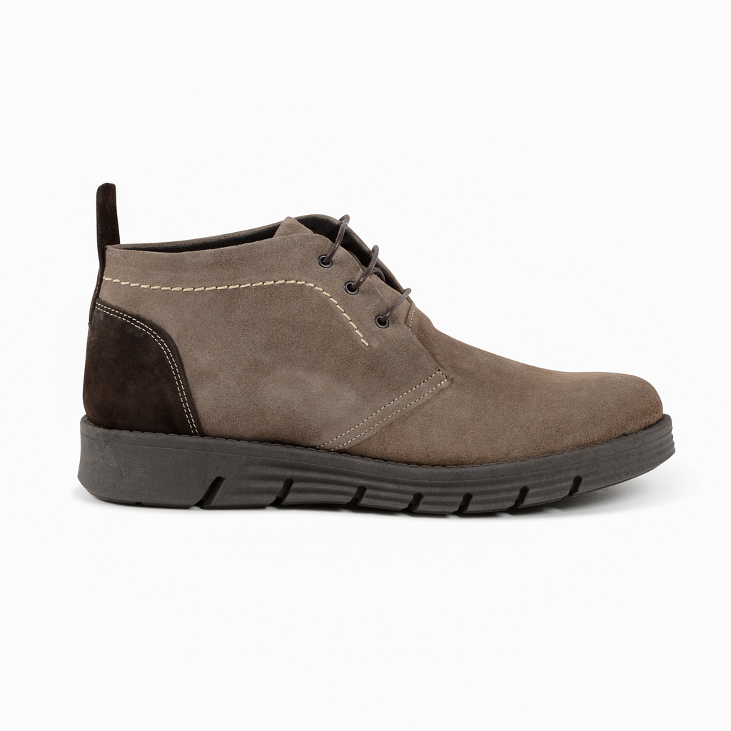 Copia 19V69 Italia Stivaletto Uomo Beige Marrone 930 CAMOSCIO TORTORA T MORO