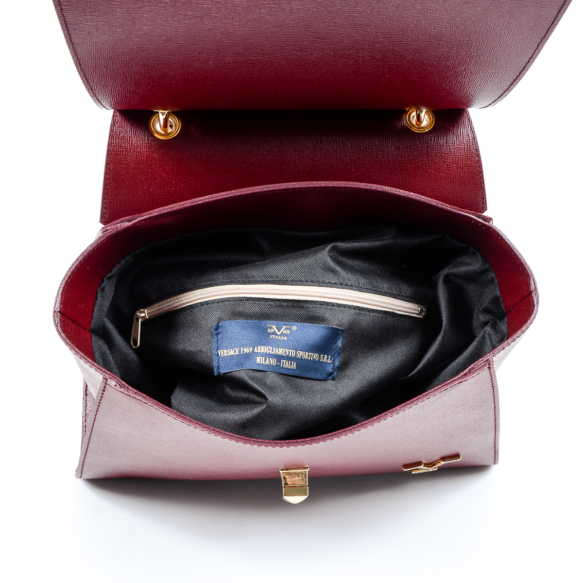 V 1969 Italia Borsa da donna Bordeaux FENIX