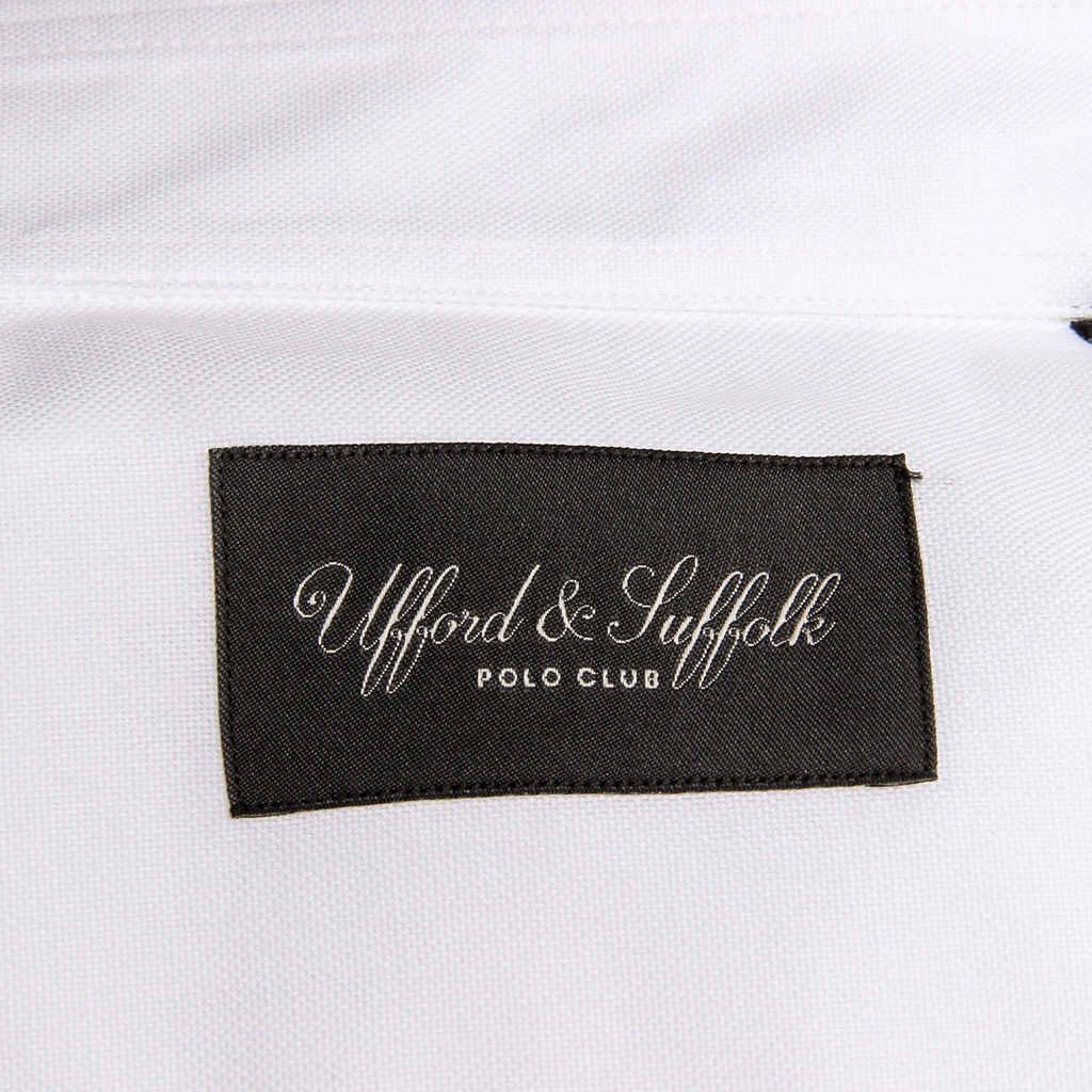 Ufford & Suffolk Polo Club Mens Shirt USC03 C1 BIANCO