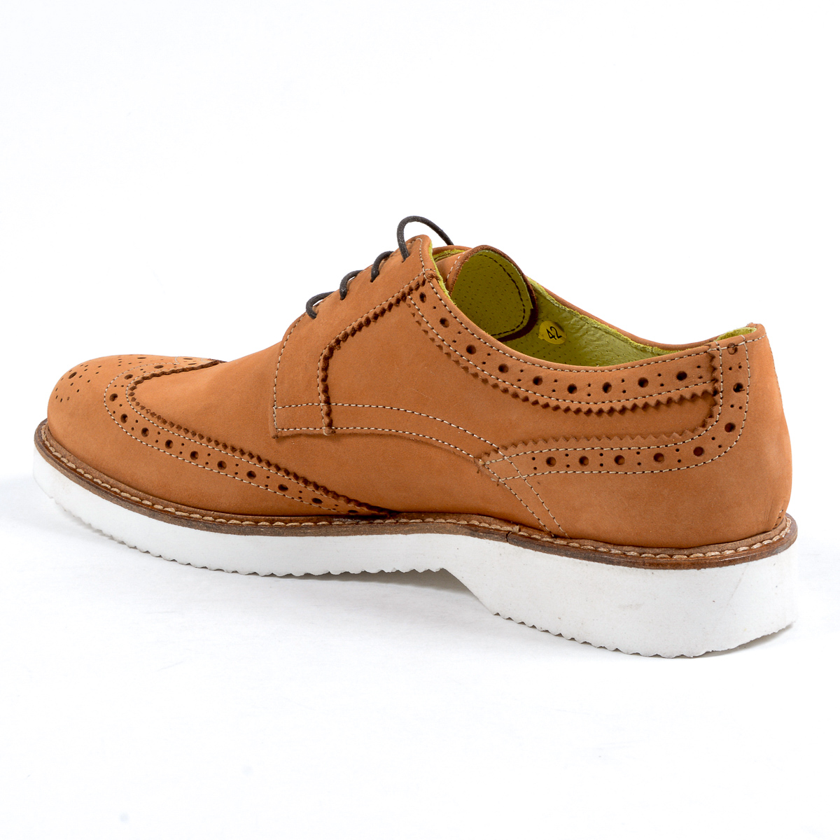 V 1969 Italia Scarpe Oxford Brogue da uomo Marrone PEDRO