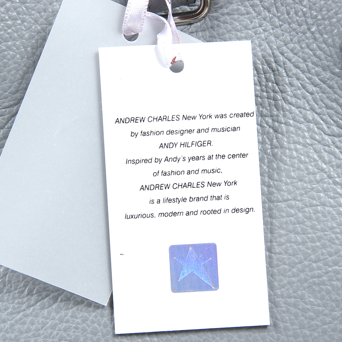 Borsa a mano da donna Andrew Charles grigia JASMIN