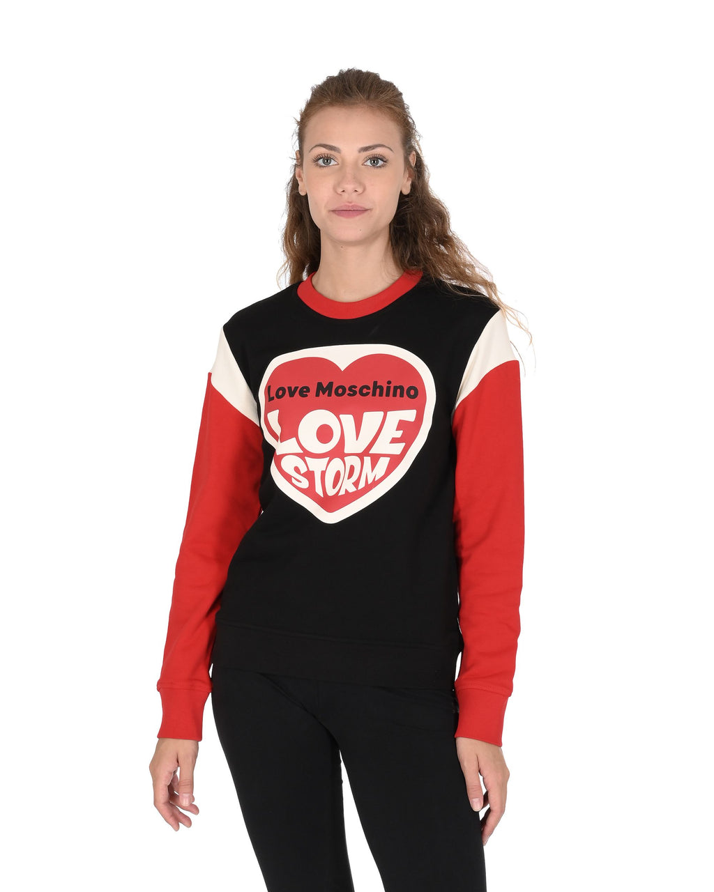 Felpa da donna Love Moschino W 6 491 01 M 4055 4051 MULTI