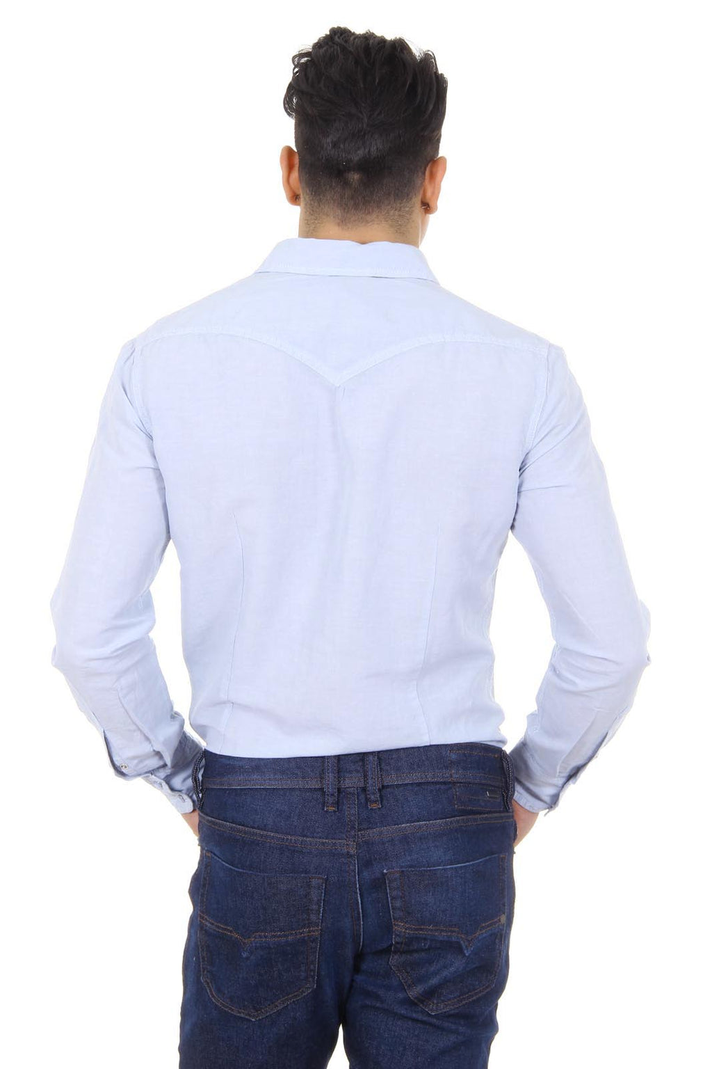 Camicia da uomo Diesel a maniche lunghe S-SULFA 00SGDV 0LAEB 88P