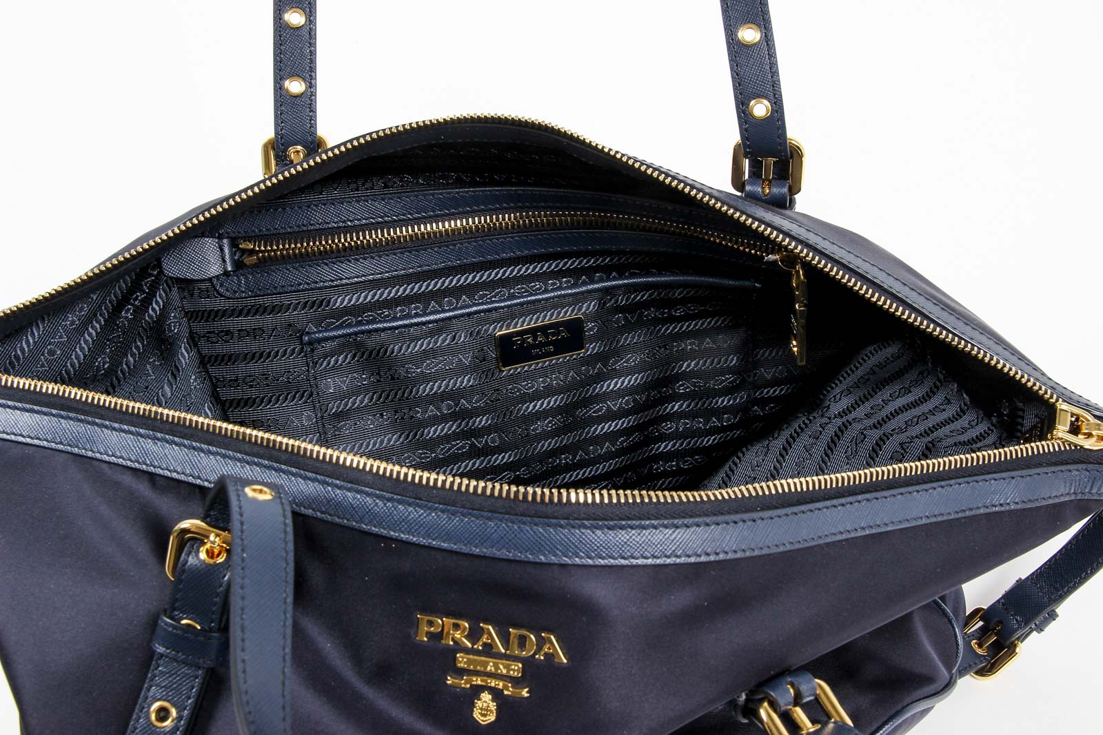 Borsa a mano grande Prada Ladies BR4253 Tessuto