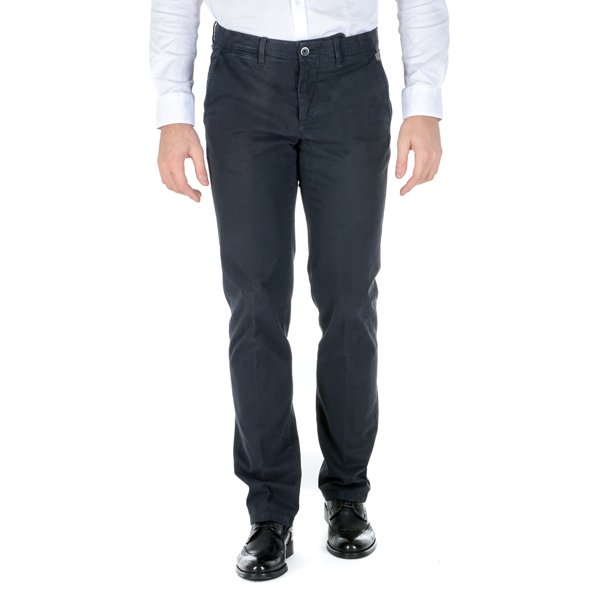 Corneliani Pantaloni Uomo Blu Scuro