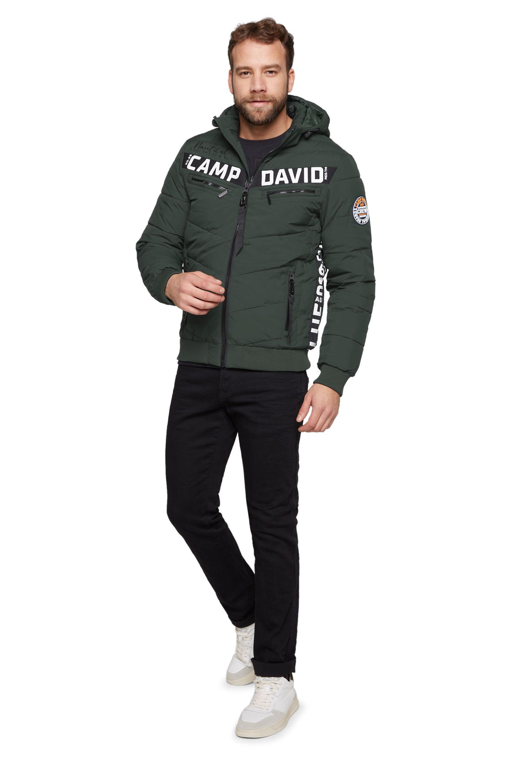 Giacca da uomo Camp David con cappuccio