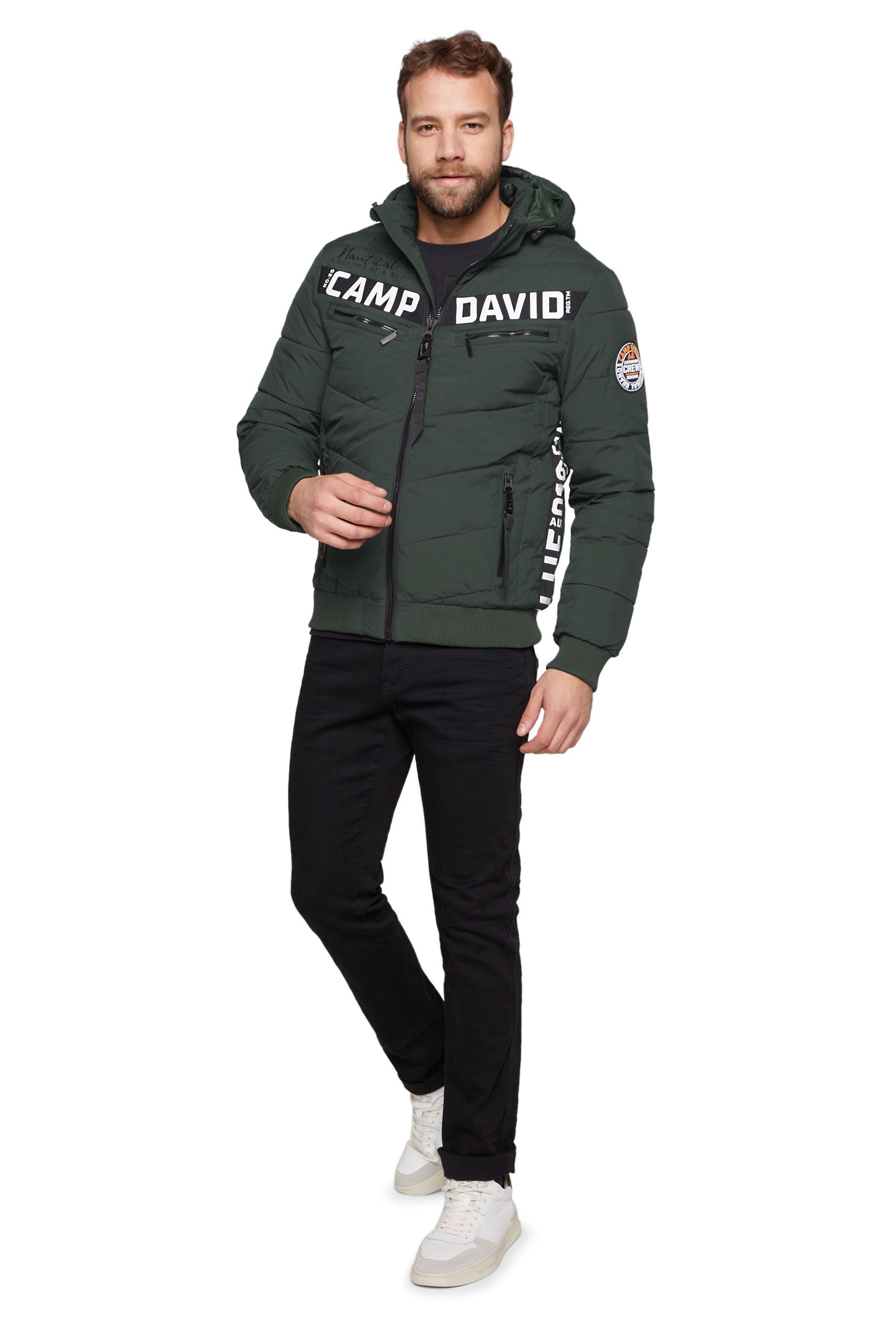 Giacca da uomo Camp David con cappuccio