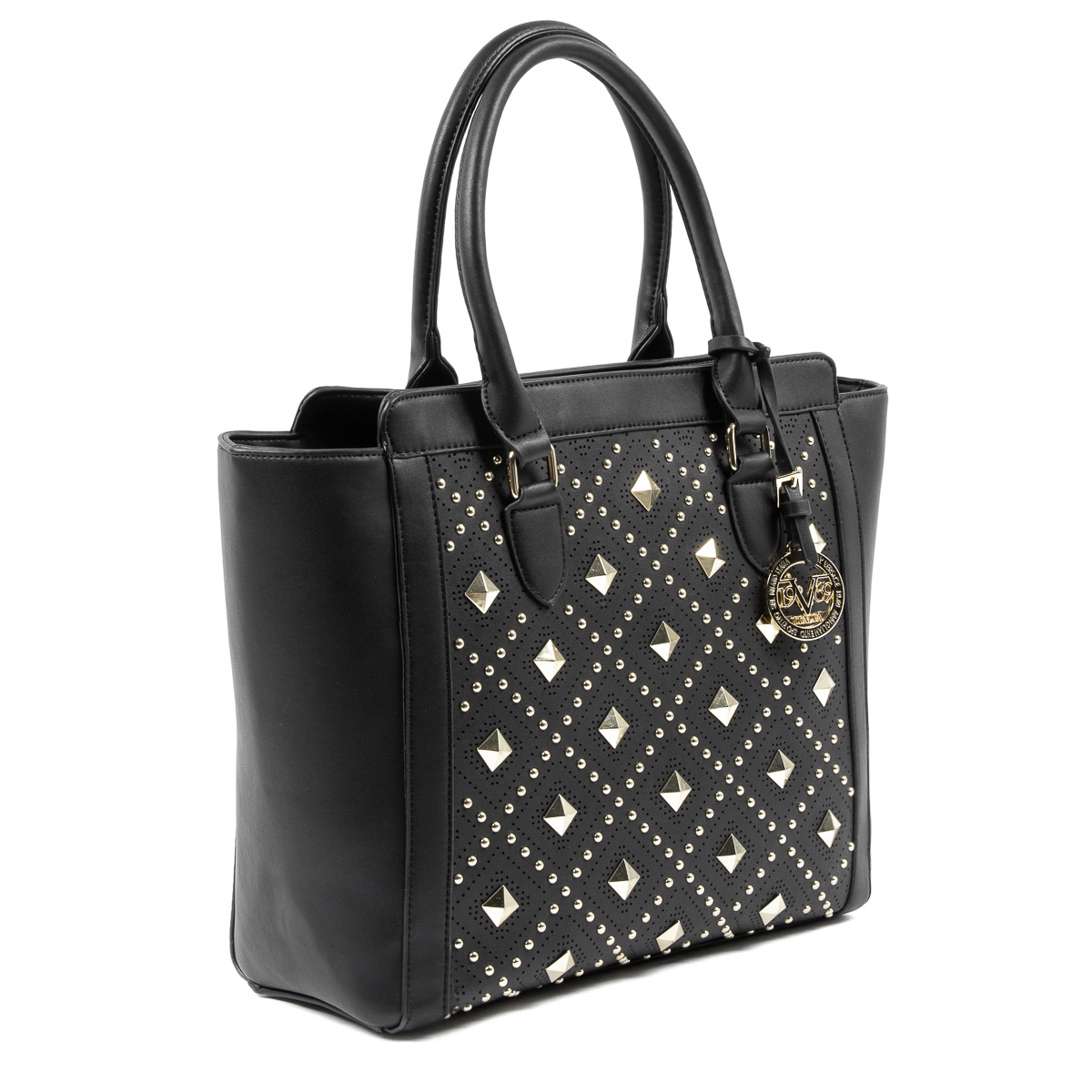 V 1969 Italia Borsa da donna nera ROBERTA