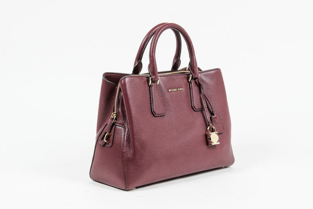Borsa a mano grande in pelle Camille da donna di Michael Kors