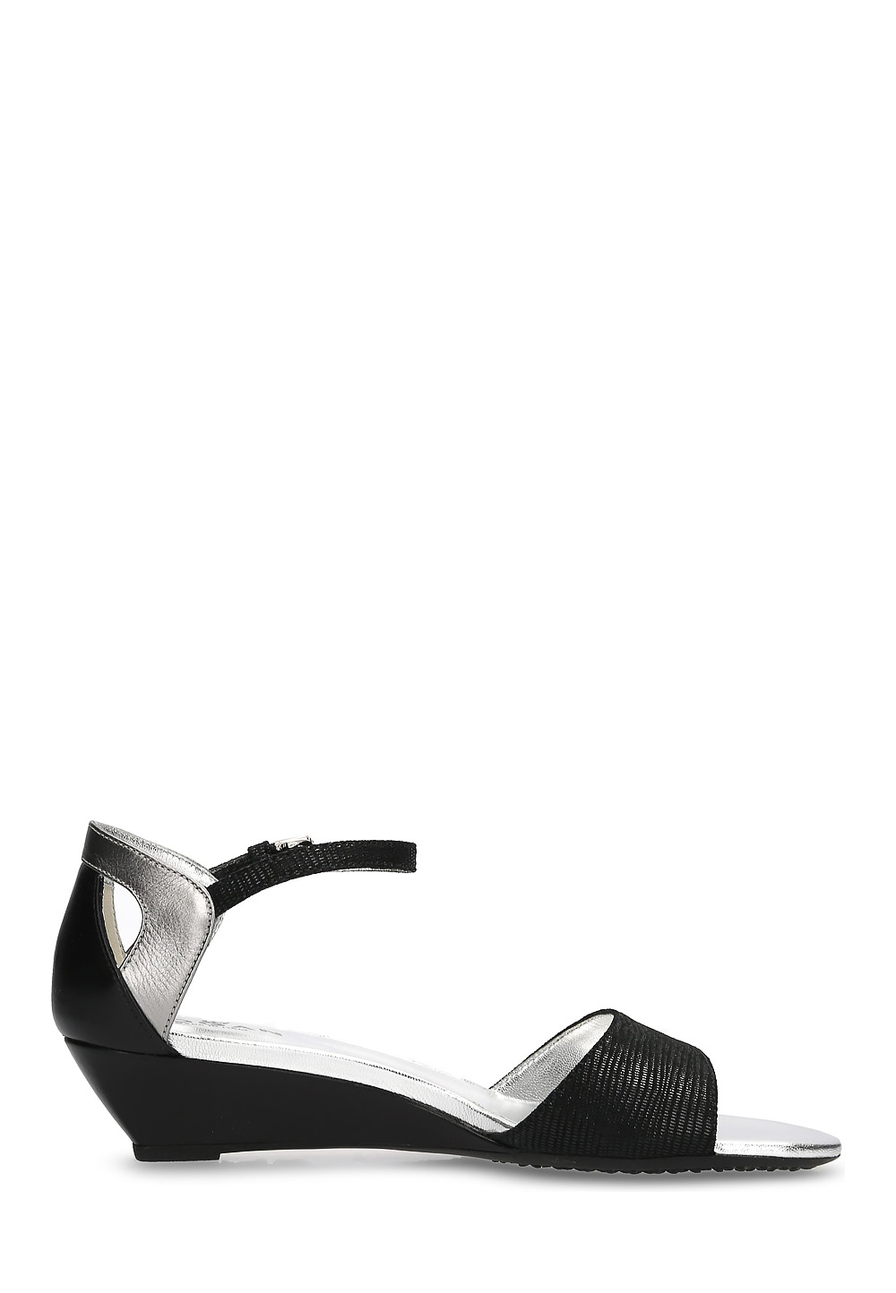Hogan Sandalo con zeppa da donna Nero HXW2300N4106DB2885