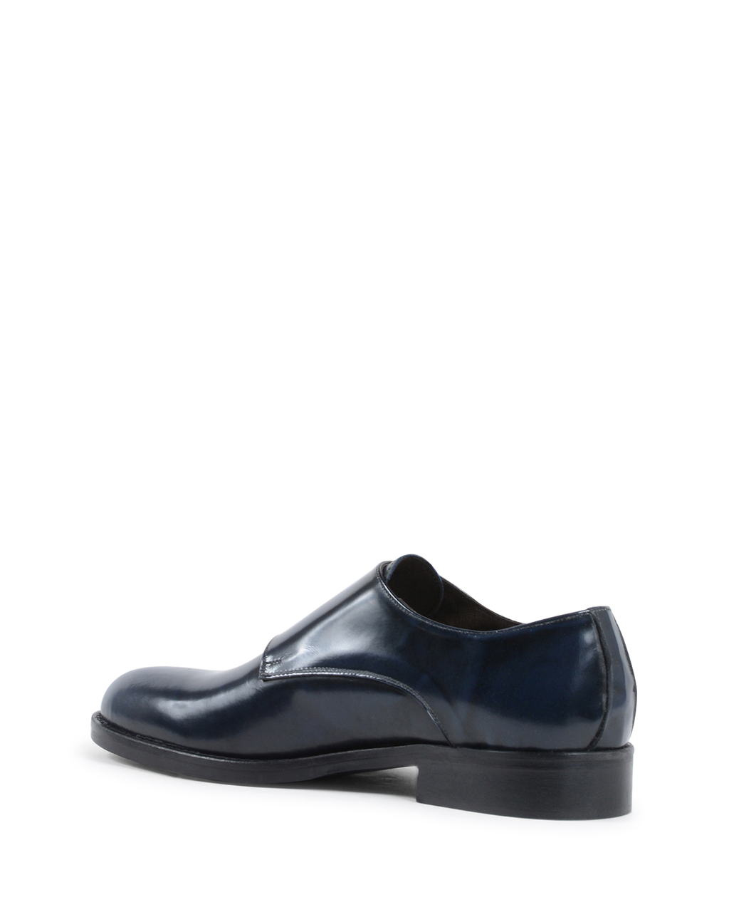 19V69 Italia Mens Double Buckle Shoe Blue 1210 MP ABRASIVATO BLUE