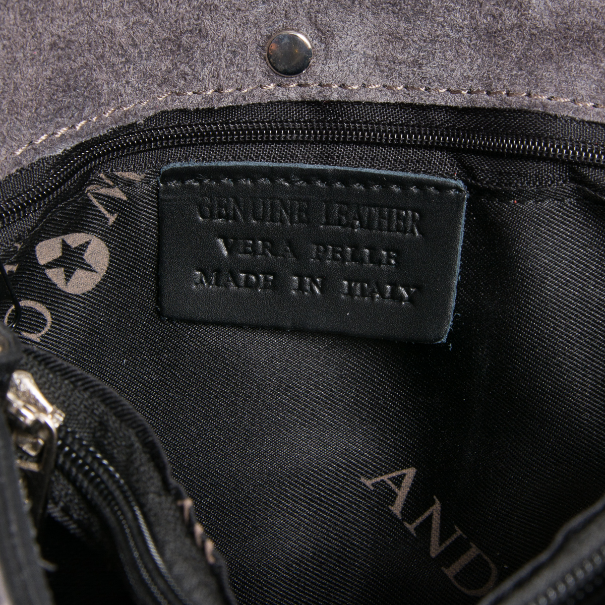 Borsa da donna Andrew Charles con anello in argento