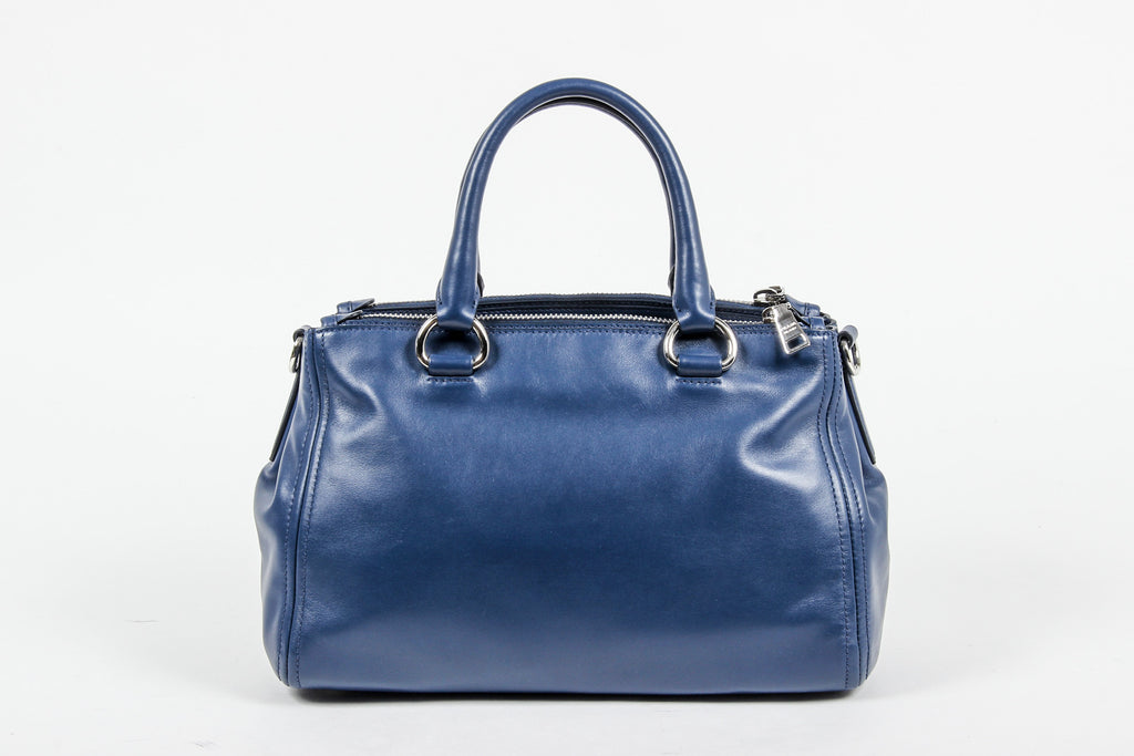Borsa a mano Prada da donna BN2866 in morbida pelle di vitello nera