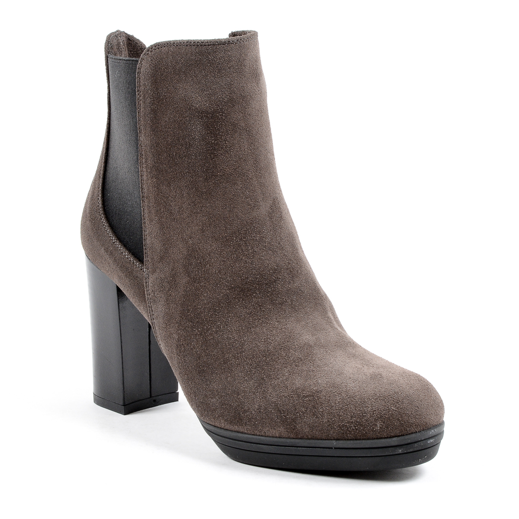 V 1969 Italia Stivaletto con tacco da donna Marrone MADELYN